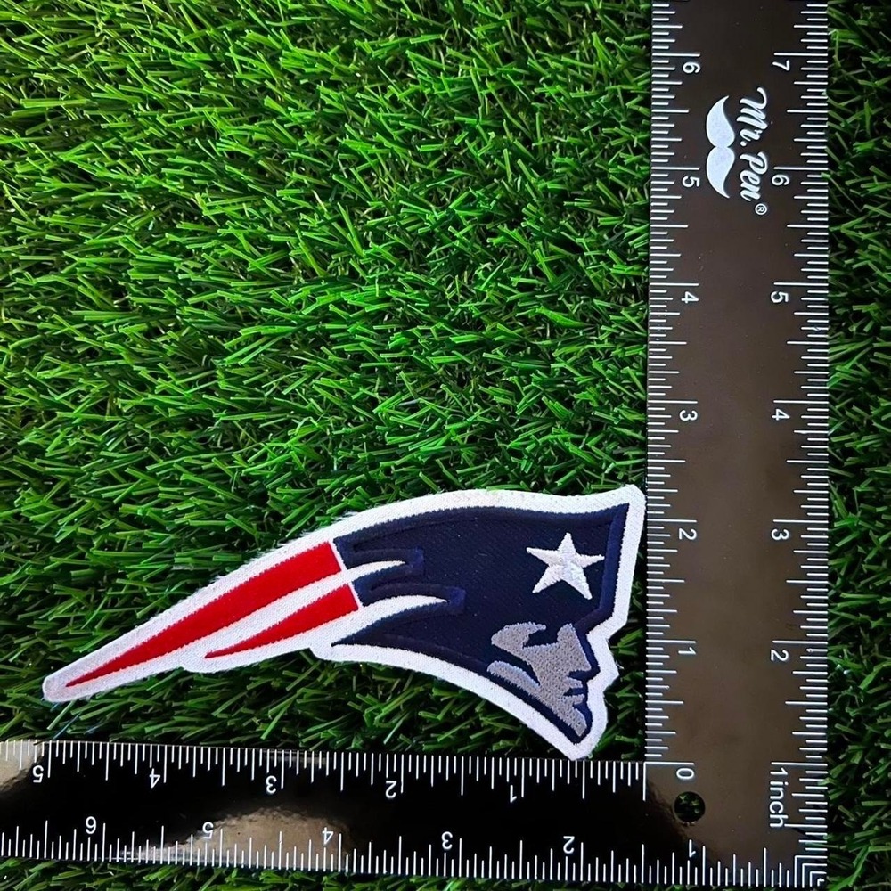 New England Patriots embroidered iron on patch